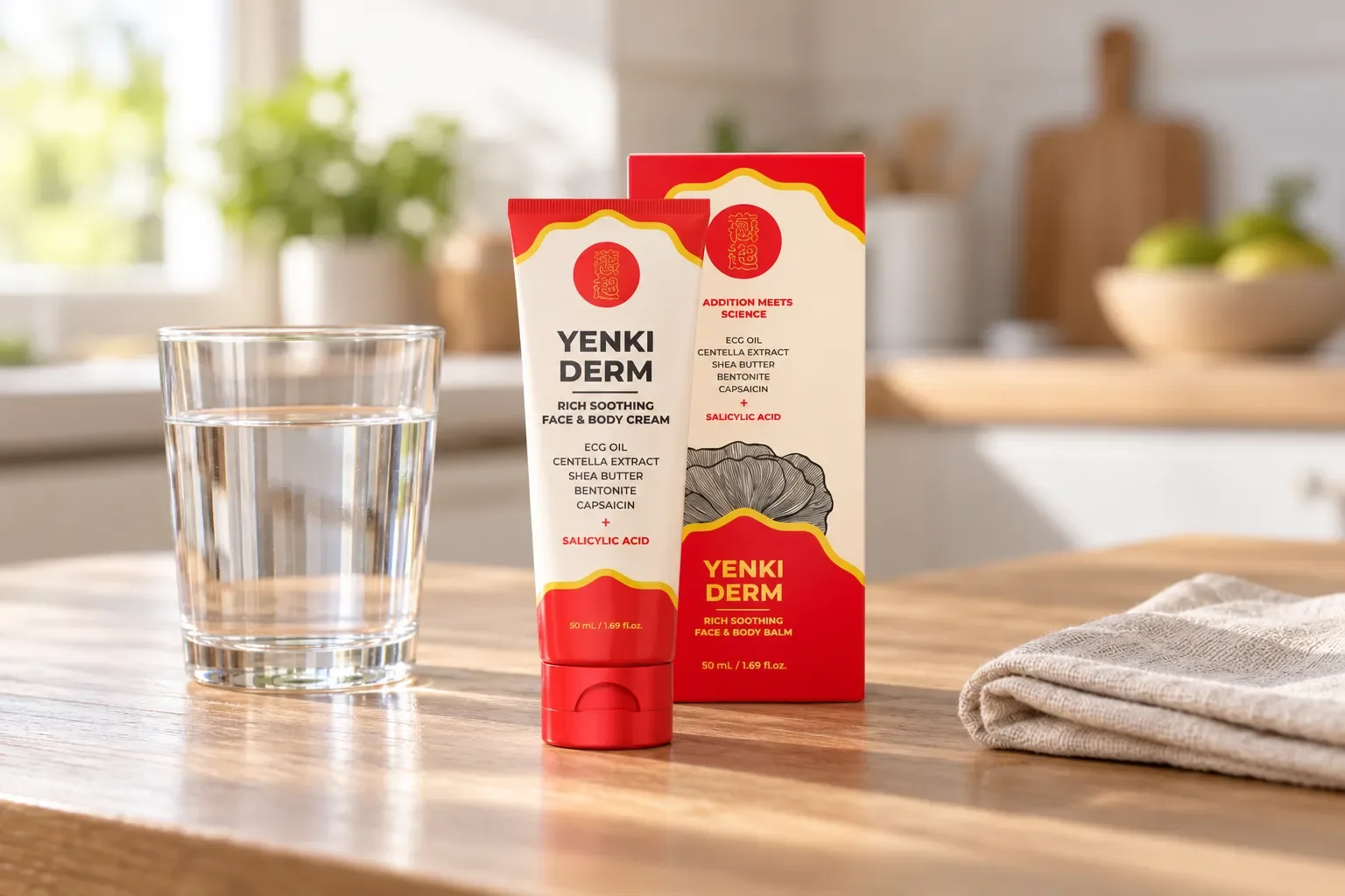 Yenki Derm — le produit au quotidien